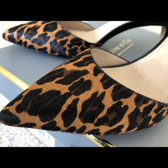 Louise et Cie Grettah Leopard calf hair strap pump - Picture 6 of 8